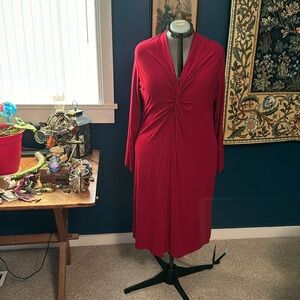 Gently Used Red Talbot’s Dress In 16W.